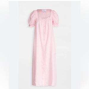 SLEEPER purple midi Brigitte dress. Xl